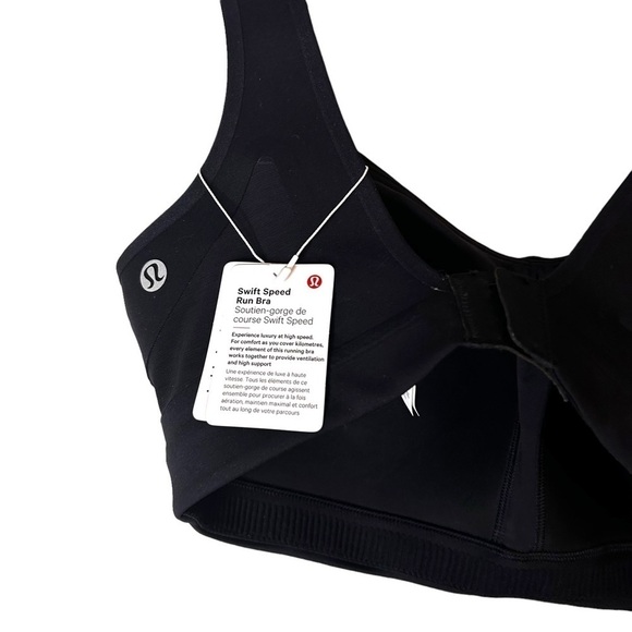 Lululemon Swift Speed Bra *High Support, A–E Cups Black - Picture 10 of 12
